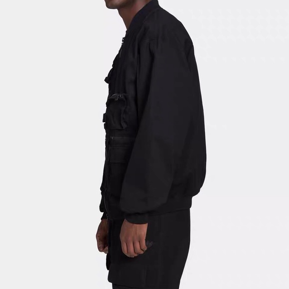 NWT ADIDAS ORIGINALS BLUE VERSION BOMBER JACKET HD4800 - Picture 4 of 16